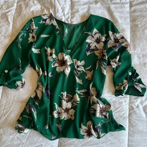 SM Quarter sleeve breezy blouse